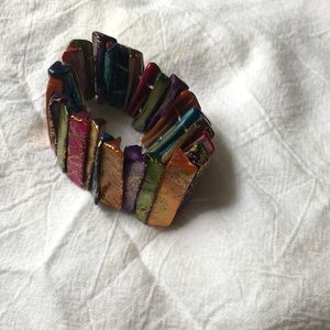 Beautiful chunky, colorful bracelet